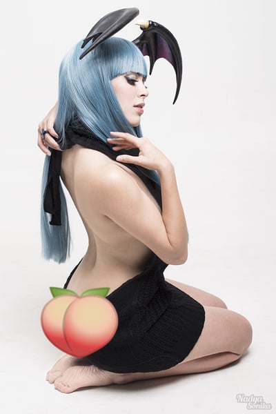 Nadyasonika as virgin killer morrigan (from darkstalkers) - 8.5 x 11