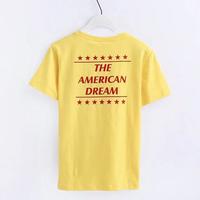 Vintage Heart Printed Yellow T-shirt - Thumbnail 2