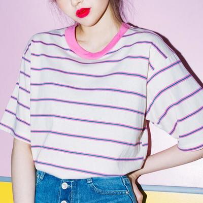 80's striped tee - 4 colors - Thumbnail 5