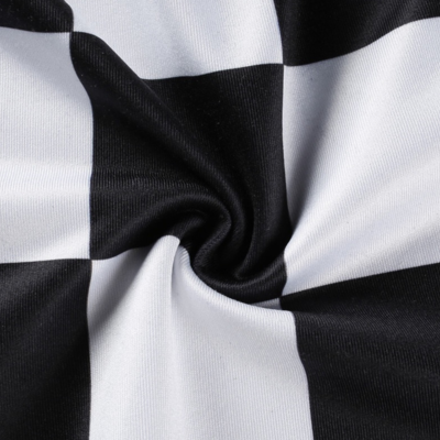 Harajuku checker off shoulder top