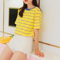 80's Striped Tee - 4 Colors - Thumbnail 3