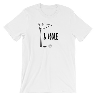 A hole golfer unisex short sleeve t-shirt - Thumbnail 3