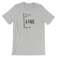A Hole Golfer Unisex short sleeve t-shirt - Thumbnail 1