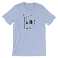 A Hole Golfer Unisex short sleeve t-shirt - Thumbnail 2