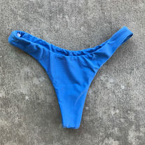 Blue Cheeky Bikini Bottoms