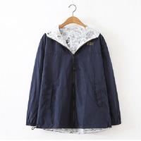 HOODED AUTUMN COAT BOTH SIDES CAN BE WORN - Thumbnail 4