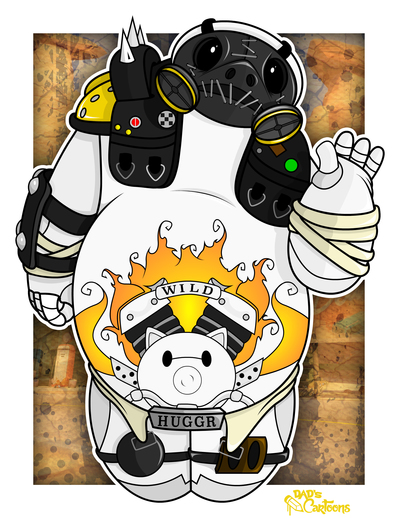 Baymax x Roadhog Print