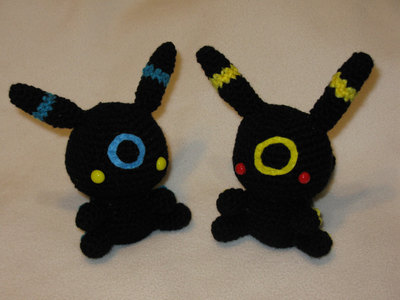 Chibi Umbreon OR Shiny Umbreon amigurumi plush