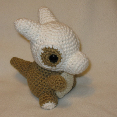 Chibi cubone or shiny cubone amigurumi plush