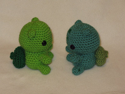 Chibi Bulbasaur OR Shiny Bulbasaur amigurumi plush