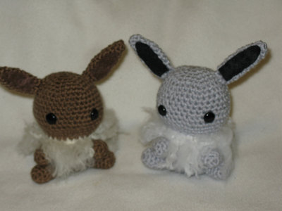Chibi Eevee OR Shiny Eevee amigurumi plush