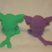 Chibi Espeon OR Shiny Espeon amigurumi plush - Thumbnail 1