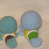 Chibi Squirtle OR Shiny Squirtle amigurumi plush - Thumbnail 2