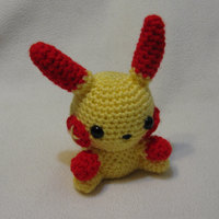 Chibi Plusle OR Shiny Plusle amigurumi plush - Thumbnail 1