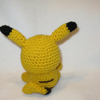 Chibi Glitch Pikachu amigurumi plush - Thumbnail 1