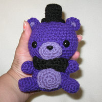 Chibi Shadow Freddy amigurumi plush - Thumbnail 1