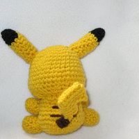 Chibi Pikachu amigurumi plush - Thumbnail 1