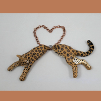 Jaguar Cat "Kitty Kollar" Shoulder Necklace - Thumbnail 2