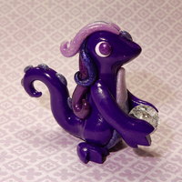 Purple Glitter Dragon - Thumbnail 2