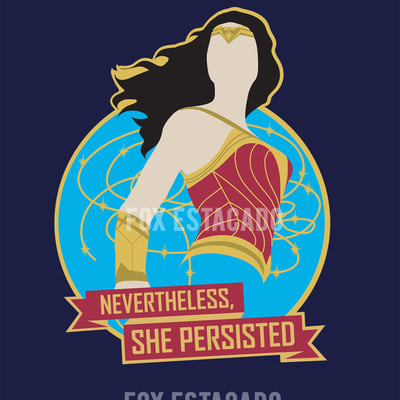 "nevertheless, she persisted" shirts & prints - Thumbnail 2