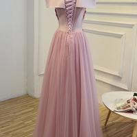 Beauty Long Party Prom Dress, 2017 Boat Neck Evening Dress, Women Formal Prom Gown - Thumbnail 1