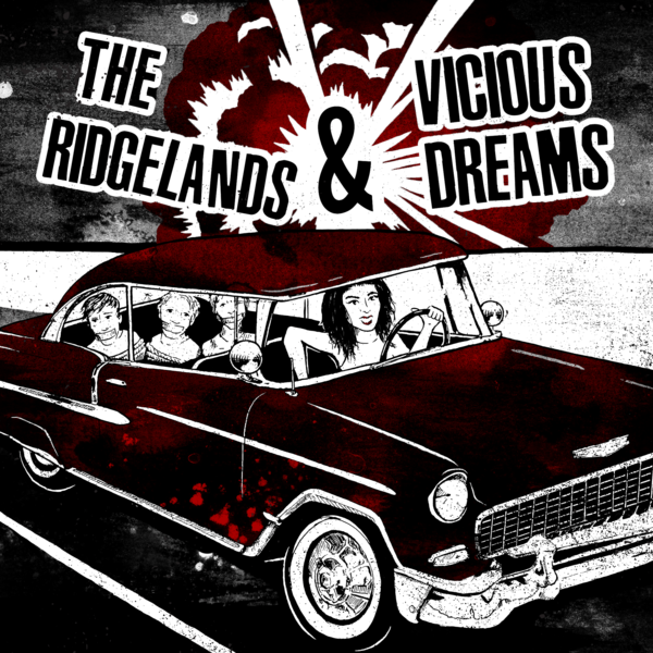 Vicious Dreams/The Ridgelands split 7" (Black)