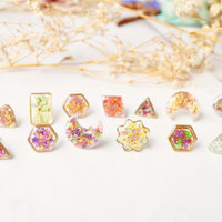 Real Dried Flowers in Resin, Seashell Necklace in Party Mix - Thumbnail 6