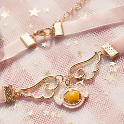 Sweet star wings necklace
