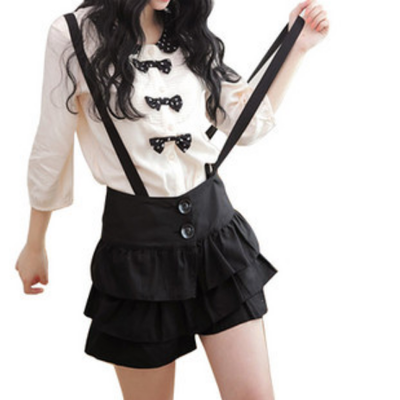 Sweet cute straps skirts culottes