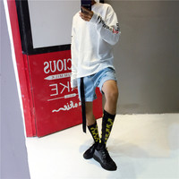 Free Shipping-VINTAGE DENIM SHORTS WITH ROLL HEM - Thumbnail 1