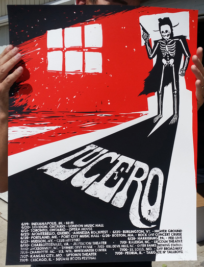 Lucero 2017 Tour Poster
