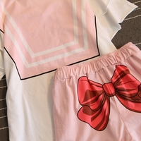 Cat Sailor Moon short-sleeved pajamas home clothes suits - Thumbnail 2