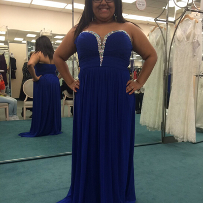 Plus size long chiffon prom dresses crystals women party dresses