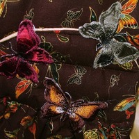 Lovely Brown Butterfly Doggie Sling - Thumbnail 2