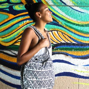 Brown Pyramids Sling Bag - Thumbnail 1