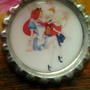 Jessica and Roger Rabbit Alice In Wonderland Inspired Bottle Cap Necklace-1