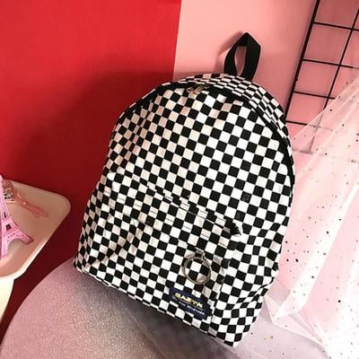 Checker backpack