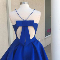 Short Homecoming Dresses, Royal Blue Homecoming Gowns, Junior Homecoming Dresses, Graduation Dresses - Thumbnail 1