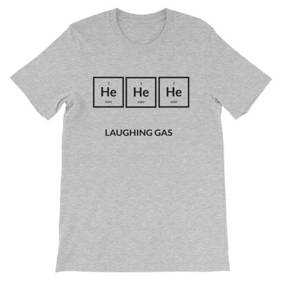 Laughing gas unisex short sleeve t-shirt