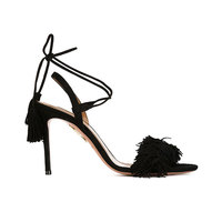 Women Fashion Summer Sexy Bandage High Heels Sandals Flowers Slippers - Thumbnail 2