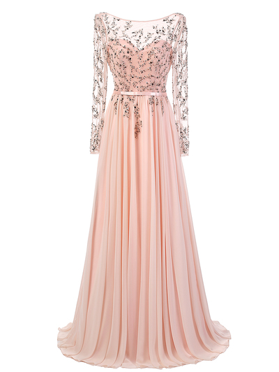 Royal Blue Prom Dress，2017 Trumpet/Mermaid Scoop Floor-length Tulle Handmade Evening Dress MK0599