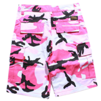 Free Shipping-OVERSIZED PINK / PURPLE CAMO SHORTS - Thumbnail 4