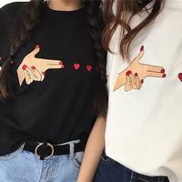 Spread Out Love Heart Embroidery Tee - Thumbnail 4