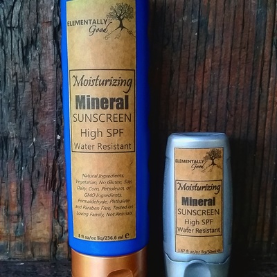 Moisturizing mineral sunscreen water resistant high spf