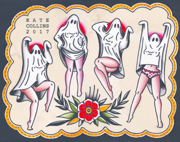 Pin Up Ghost Flash Sheet
