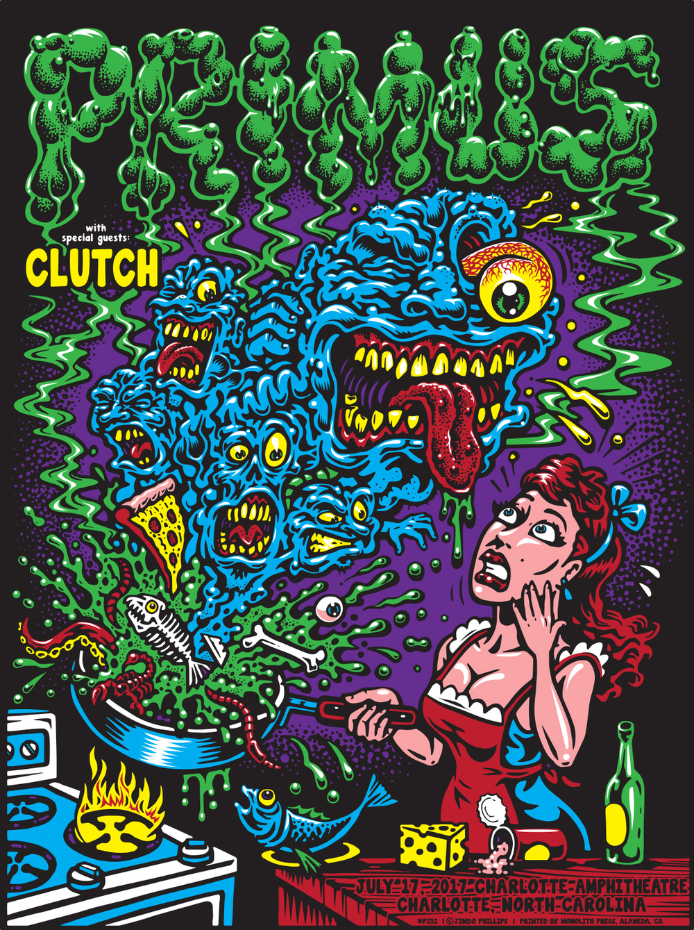 Primus NC 18X24 screenprinted poster (signed and numbered) · Jimbo