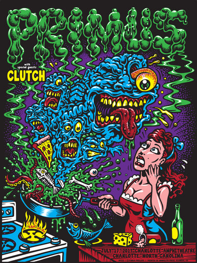 Primus NC 18X24 screenprinted poster (signed and numbered)