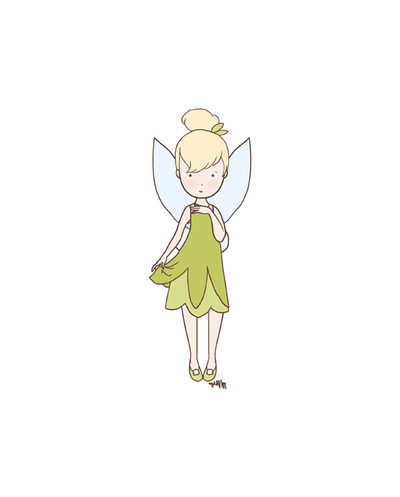 Kiddo Classic Tinkerbell Print