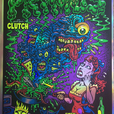 Primus (lava foil) screenprinted poster (signed and numbered) - Thumbnail 1