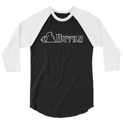 A Hussla 07212017 3/4 sleeve raglan shirt